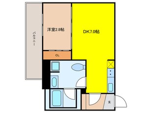 レジディア新川(304)の物件間取画像